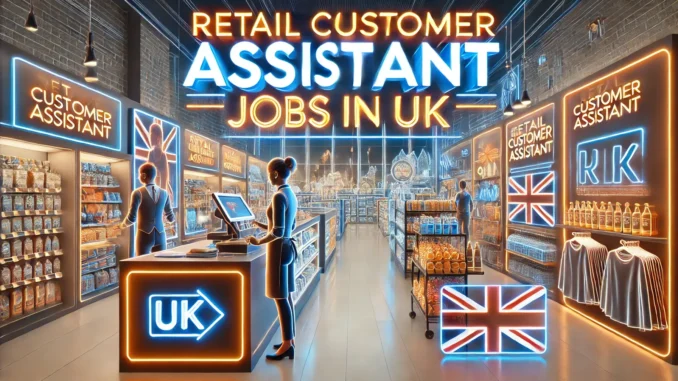 Retail Customer Assistant Jobs in UK with Visa Sponsorship 2025